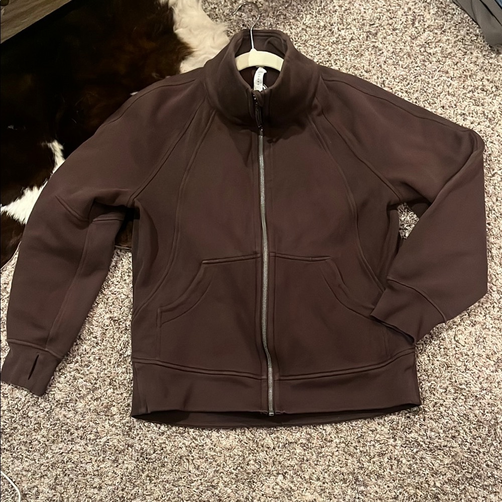 Lululemon scuba funnel full zip long